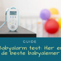 Babyalarm test - Her de bedste babyalamer