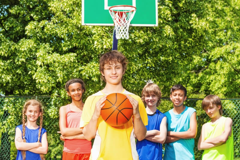 Basketballkurv til børn