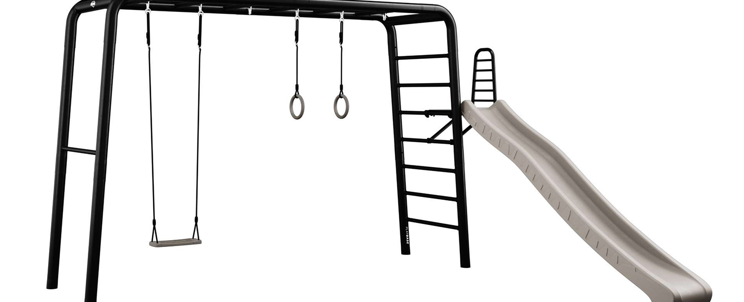 Legetårn og klatrestativ